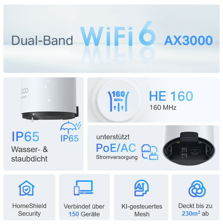Bekijk afbeelding 6 van TP-Link Deco X50-Outdoor 3000Mbps.